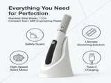 Sonic Dermaplane Razor for Women Face,Eyebrow Trimmer Facial Exfoliation & Peach Fuzz Hair Removal V1107-110-55888-WHT-230MM