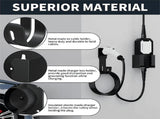 1 Set EV Charger Holder, Electric Car Charger Cable Holder, Charging Box Holder, Wall-Mount Electric V1366-AZ2-W-16230