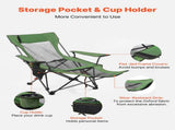 Reclining Camping, 4 Adjustable Positions, Portable Folding Lounger for Adults, Mesh Beach V952-PTTYXTTYWBXLY6SQI002V0