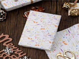 200 Sheets Vintage Print Tissue Paper Tough Paper for Present Bag Packaging Ideal for Wedding V1366-AZ2-W-14982