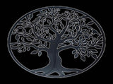 Black Tree of Life Wall Art Hanging Metal Iron Sculpture Garden 99cm V63-822661