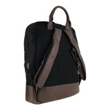 POLICE Wings Mens Canvas Backpack Bag with Laptop Computer Sleeve in Black V563-POL-34-BLK