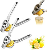 Lemon Squeezer, Stainless Steel Lemon Squeezer with Zester, Heavy Duty Squeezer Juicer for Lemon, V1258-DP02-F-432