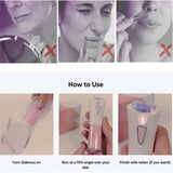 Skin Epilator, Smooth Glide Epilators for Face with LED, Electric Hair Remover for, for V1192-AZ-W-17674