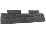 Headboard, King Size Wedge Headboard with 2 Side Pockets and 2 Headrests, Bed Wedge V952-CTBZKINGCCHS803KE001V0