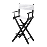 Sarantino Tall Directors Chair - White WDC-JOY-WH