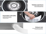 Devanti 7kg Tumble Dryer Vented 15 Auto Programs - Grey TD-C-7KG-GY