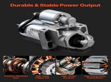 Starter 6449, Starter Motor Replacement Compatible with Oldsmobile Bravada V6 4.3L 96-98, Isuzu V952-DDQDMDPN64490ZN02001V9