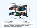 3D Printer Filament Storage Rack, 3 Tier Heavy Duty Storage Shelf, Rolling Filament Spool Holders V952-3DDYSNJYDSSCCI04J001V0