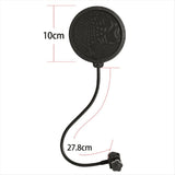 Microphone Isolation Screen Mic Sound Absorbing Screens Adjustable for Broadcasting Podcasts V1370-AZ4-07976