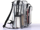 15.7 inch ESD anti-static clear pvc backpack,cleanroom engineer tool bag for engineer working in V1192-AZ-W-10093