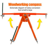 Woodworking Compasses Drawing Rule Large Small Color Early Education Exercise Cultivating Interest V1192-AZ-W-25931