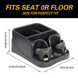 Universal Truck Console Car Cup Holder Floor Drink Storage Organizer Tray for Trucks, Cars, Suvs, V1189-LC-QP-00783