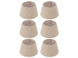 6Pcs Small Lamp Shade Clip On Drum Linen Fabric Lampshade for Candle Bulbs Lighting Accessories V1294-YM0715-3119220085411