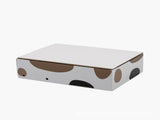 Triple Pattern Cat Scratching Post and Lounge - 350x250x600mm Corrugated Cardboard V888-ELOSUNG25078