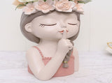 Fairy Flower Pot Small Succulent Pot Resin Living Room Dried Flower Decorative Planter V1294-YM0523-220107DJ02-2