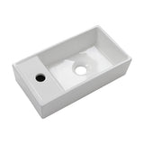 Small Compact Bathroom Cloakroom Hand Wash Basin Sink Ceramic Wall Hung V63-952321