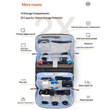 Carrying Bag Pouch Travel Large Soft Case Multilayer Storage Accessories ,4 fold small tool storage V1192-AZ-W-5544