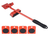 Furniture Mover Lifter Easy Slides Heavy Duty Transport Lifting Roller Tool with Ripping Bar V1294-YM0901-3117200157311