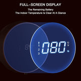 Automatic soap dispenser Wall mounted foam soap dispenser with clock temperature and humidity V1366-AZ2-W-06881