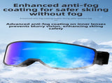 Outdoor sports products ,Winter skiing anti UV card myopia cylindrical double-layer anti fog skiing V1091-SK-0474