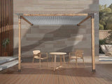 Roof Pergola Gazebo Shed Matte Black Steel Brackets DIY Kits V63-847771