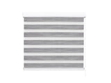 Marlow Blackout Zebra Roller Blind Curtains 90x210 Grey CD1015-90X210-GY