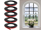 5 Rolls Total Window Grille Inserts Grid Kit Self Adhesive Peel and Stick Trim Simulated DIY Window V1370-AZ4-08075