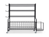 Everfit Dumbbell Rack Weight Rack for Dumbbells Home Gym Storage Black FIT-M-RACK-H-4L