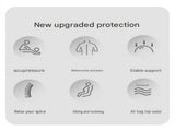 Purple Adjustable Lumbar Stretcher with Airbag - PP TPR Magnetic Surface, 53-120mm Height Range, V888-ELOSUNG56228-1