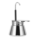 Single Spout Mocha Pot Stainless Steel Hand Pour Latte Classic Coffee Pot for Home Office 200ml V1294-YM0716-3118220132712