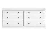 Artiss 6 Chest of Drawers - PETE White FUR-S-CDR-02-WH-AB