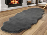 Marlow Floor Rug Area Rugs Cloud Fluffy 80X200cm Grey FR2030-80X200-GY_NZ