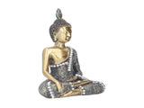 Buddha Ornament Resin Retro Small Decorative Desktop Sitting Buddha Statue for Home Office V1294-YM0715-3115210274811