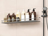 Storage rack for the bathroom, shower and kitchen - uses traceable transparent glue - no drilling V1259-DP01-BO-524