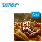 Midea 5.7L 12 Programs Pressure Cooker V943-MPC60010ADKH