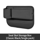 2 PCS Black-right Car Seat Gap Storage Box - Practical Car Organizer, Gap Filler for Easy Access and V888-ELOSUNG16711