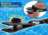 24 Pcs Pool Cover Reel Attachment Kit, Inground Swimming Pool Cover Straps and Clips, V1259-DP01-A-3391