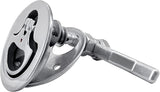 Boat Cam Latch Flush Pull Hatch Lift Stainless Steel with Back Plate Fasteners Screws V1259-DP01-A-1324