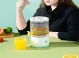 Cordless Electric Citrus Juicer USB Rechargeable Hands-Free Orange Lemon Squeezer Tool V1263-JX-7227