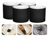 Black Adhesive Paper Napkin for Dining Table, Non- , , 500 Pieces V1192-AZ-W-22560