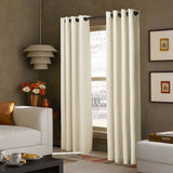 2x 100% Blockout Curtains Panels 3 Layers Eyelet Beige 240x230cm 69_CD1003-240X230-BE