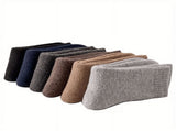 SUGARMOM 5-Pack Unisex Thick Knitted Cotton Socks - 100% Pure Cotton Solid Color Mid-Calf Length V1189-WXFWAL-20260319-00128
