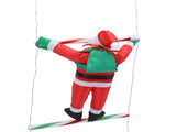 LED Xmas Decorative Ladder Lights with Santa 8 Modes Water Proof for Indoor Outdoor Window Garden V1294-YM0901-3115250089912