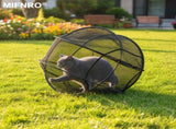 Portable Foldable Pet Playpen Pop Up Mesh Tent for Small Cats Dogs Rabbits Guinea Pigs Indoor V1341-ZY-F645MYCG-BLACK