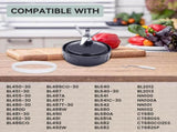 7-Fins Blender Blade and 6 PCS Rubber Gaskets with 2 PCS Ring Removal Tools V1258-DP02-C-692