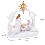 Indoor Nativity Scene Indoor Christmas Decoration with LED Lights Christmas Tabletop Decoration V1366-AZ2-W-06058