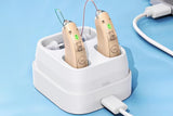 Smart Noise Reduction BTE Hearing Aid with Charging Case Rechargeable Sound Amplifier - Cuticolor V1263-JX-6588-2