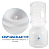Compact White Water Jug Stand for Countertop with -Free Assembly and Design V1370-AZ4-08852