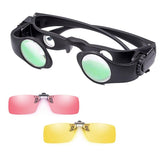 Zoomable Fishing Binoculars - Yellow & Red Clip - 8X Magnification PRL-7015422060DBT